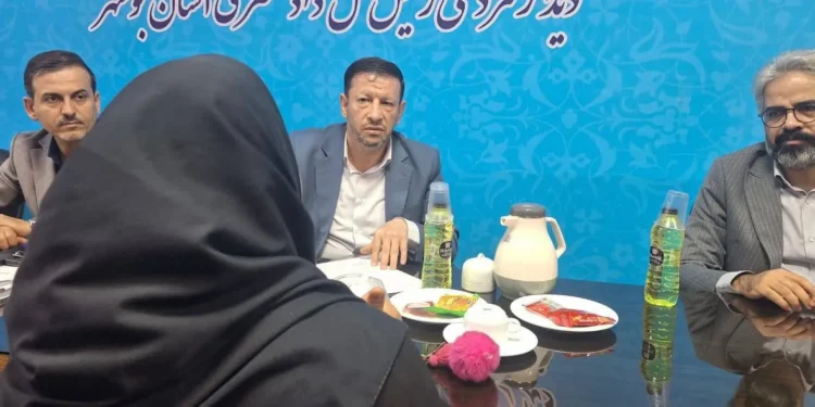 رسیدگی به درخواست حقوقی و قضایی ۵۰ نفر از مراجعین توسط رئیسکل دادگستری بوشهر