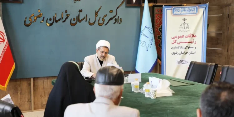ملاقات هزاران شهروند با مسئولان دادگستری خراسان رضوی